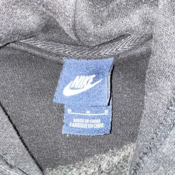 Nike Black Hooded Sweatshirt Size M - Picture 3 of 3